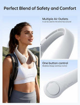 Portable Neck Fan – USB Rechargeable Bladeless Cooling System BuyMarto