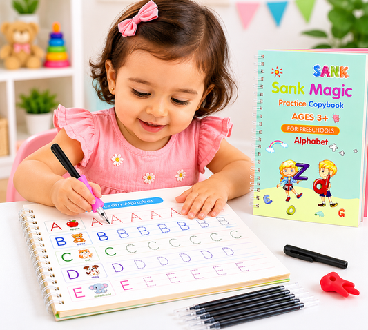 Sank Magic Practice Copybook Set For Kids – 4 Books With Magic Pen & 10 Refills Review 2026 BuyMarto