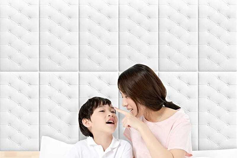 Foam Button Shape brick Wall Sticker Sheet BuyMarto