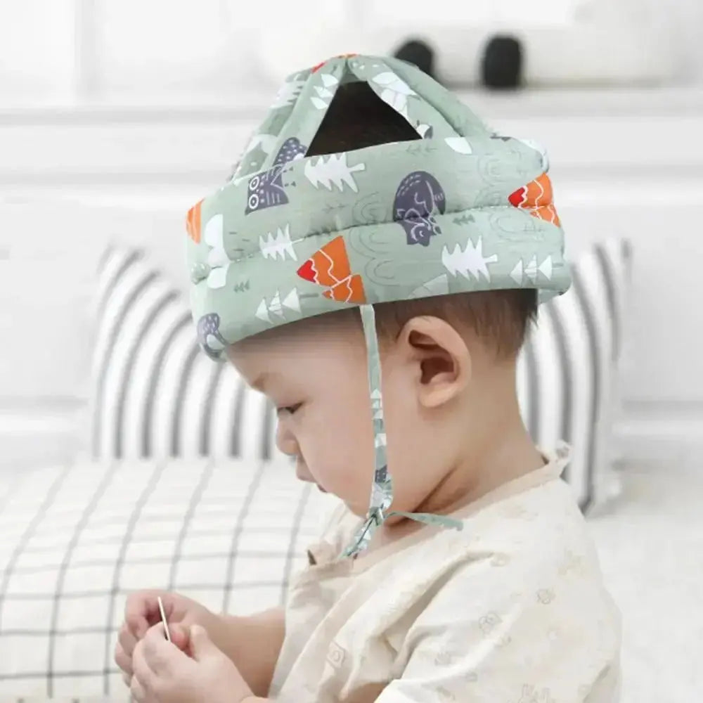 Child Head Protection Cap – Adjustable Safety Helmet for Toddlers (Random color) BuyMarto
