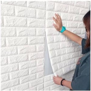 Foam Button Shape brick Wall Sticker Sheet BuyMarto
