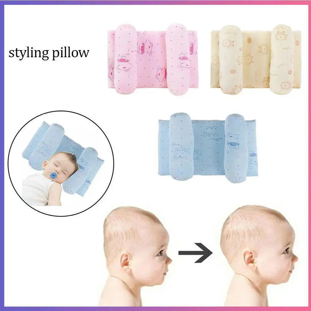 Baby Head Shaping Pillow for Newborn | Adjustable Baby Pillow Prevents Flat Head | Soft Baby Head Pillow & Baby Sitting Pillow BuyMarto