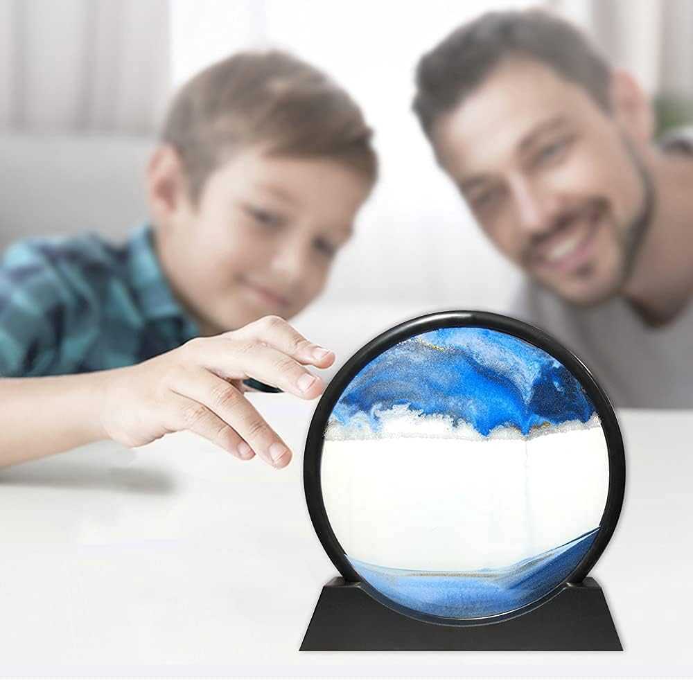 3D Moving Sand Art Lamp – Dynamic Flowing Sand Painting Night Light BuyMarto
