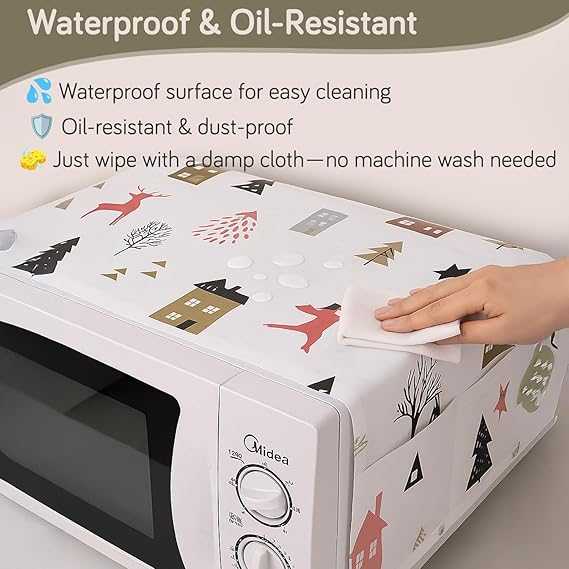 Microwave Oven Cover – 85x35cm Dust-Proof & Waterproof Protector BuyMarto
