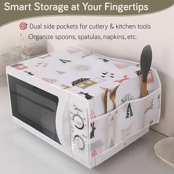 Microwave Oven Cover – 85x35cm Dust-Proof & Waterproof Protector BuyMarto