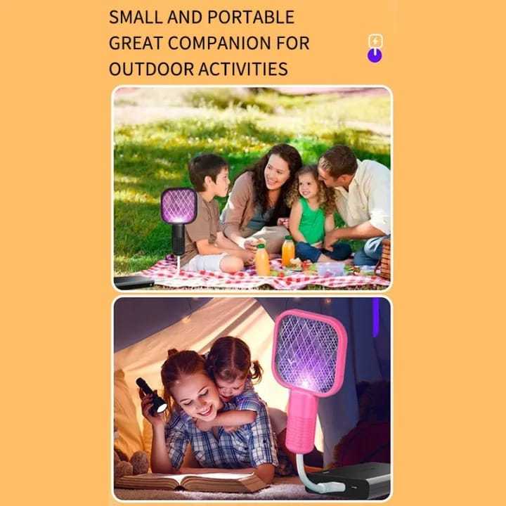 Electric Mosquito Racket – 3000V High Voltage USB Rechargeable Fly Killer BuyMarto