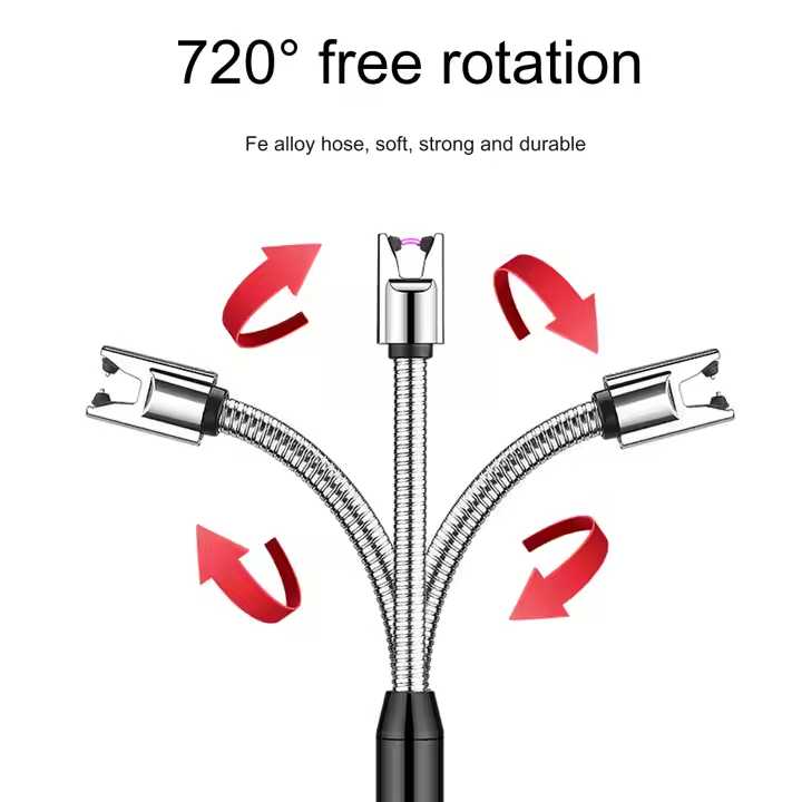 USB Rechargeable Flameless Arc Lighter Flexible and Windproof BuyMarto