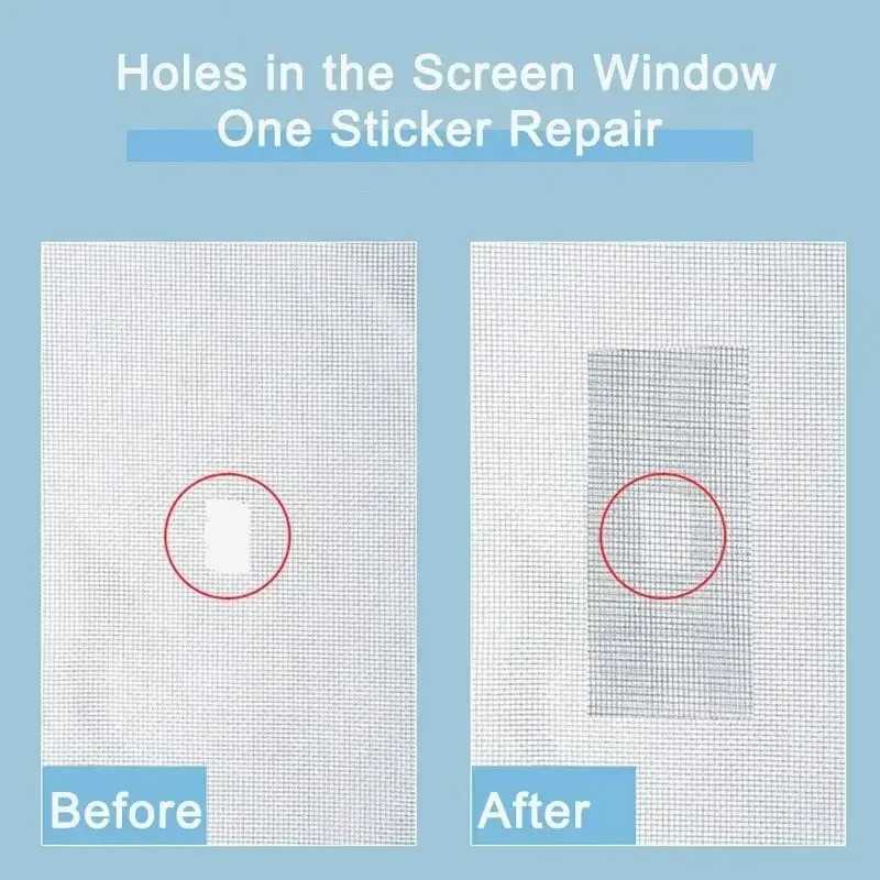 New -20%   Product image 1 Product image 2 Product image 3 Product image 4 Product image 5 Product image 6 Screen Repair Tape Avoid Insect Fly Door Window Mosquito Net Patch Strong Adhesive Screen Repair Stickers for Repair Holes Tears BuyMarto